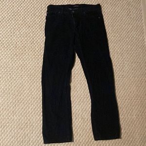 Blue corduroy pants